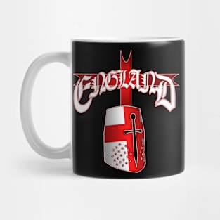 England St George Knight Helmet UK - cross flag Mug